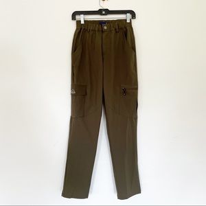 NWT Outdoor Sports Olive Green Hiking Outdoor Utility Cargo Windproof Pants XS